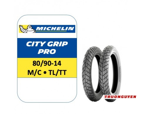 Vỏ Michelin City Grip Pro 80/90-14 (không ruột)