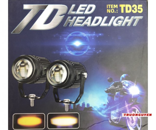 Đèn Trợ Sáng MotoLed 7D 