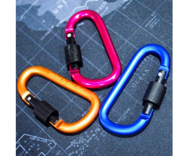 CARABINER D LOCK 8cm móc khoá EDC